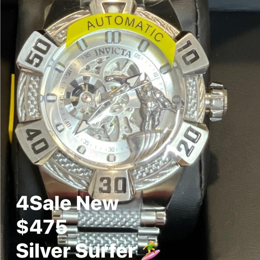 Invicta Watch for Men Marvel Silver Surfer Limited Edition